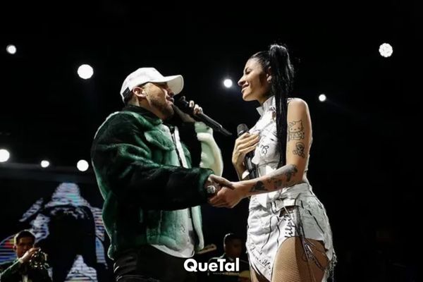 Nodal y Cazzu cantan por primera vez juntos en México; así se demostraron su amor